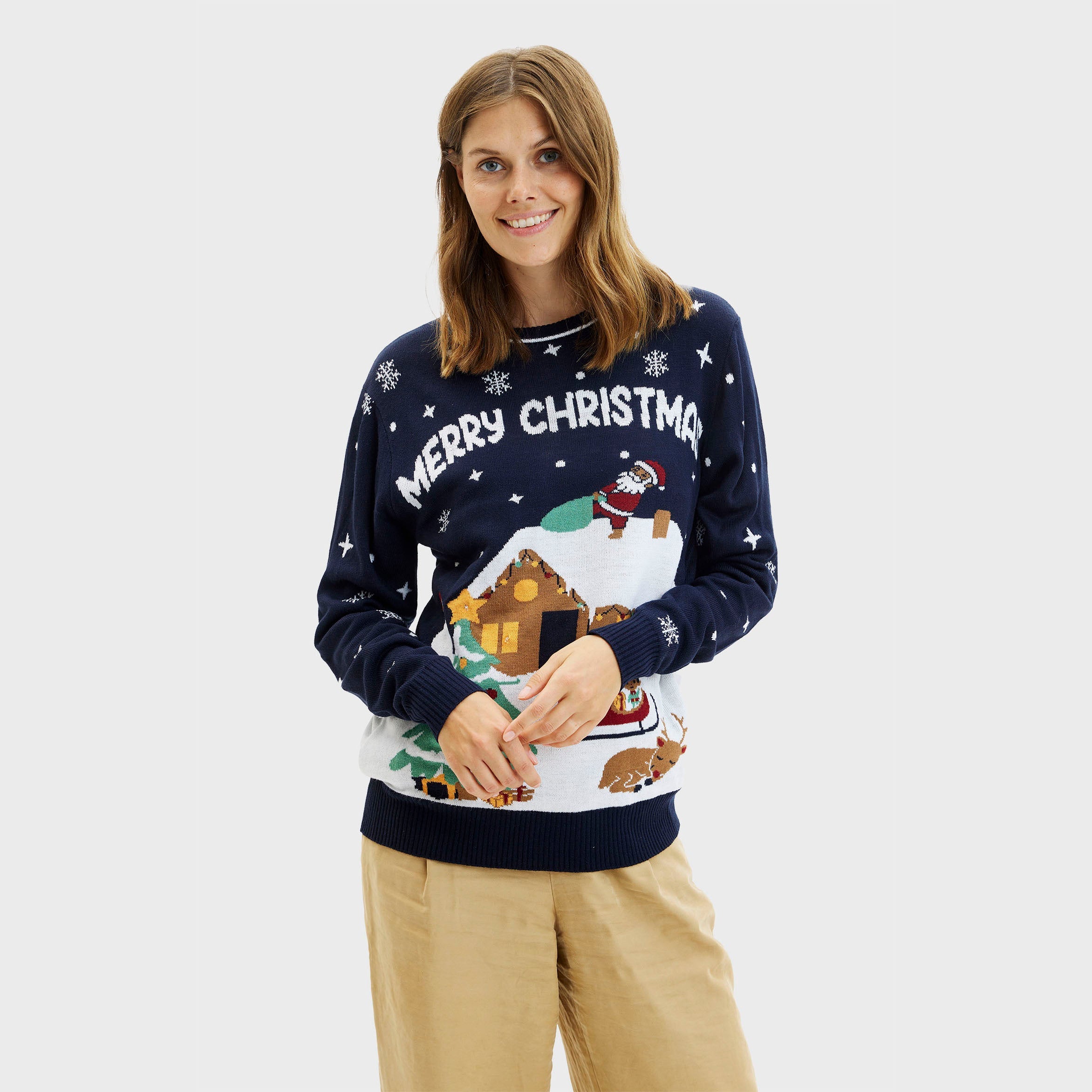 Den idylliske julesweater - Dame